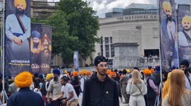 Rally for Khalistan Zindabad 1984 41st Anniversary Federation of Sikhs at Trafalgar Square