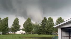 Tornado in Linton, Indiana