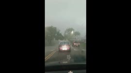 Driving Through Tornado in St. Louis