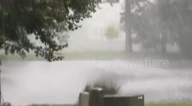 US: Weekend Storms Batter Maryland,Bringing Strong Heavy Rain, Hail