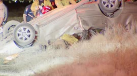 US, Los Angeles: Rosamond Single Vehicle Fatal Traffic Collision