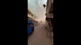 Dust storm sweeps through Ahmedabad, India