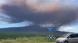 Italy: Mount Etna Erupts, Spewing Smoke and Ash Over Sicily 2