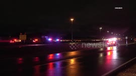 US, Phoenix: Glendale Severe Loop 101 Collision