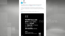 Child casualties in Gaza exceed 50,000 in 20 months: UN