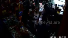 Out-of-control car rams through shopfront in China