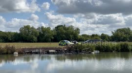 Nine people including baby in hospital after boat ‘explodes