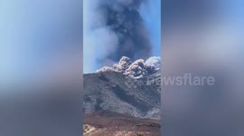 Video shows Etna erupting during guided tour of volcano