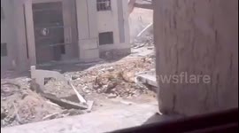 Israeli forces demolished the kidney dialysis center of the Indonesian Hospital in the northern Gaza Strip