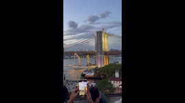 Naval Training Ship Crashes Into Brooklyn Bridge