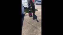 Little Girl Cries About Working
