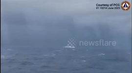 Philippines: Philippine Patrol Ship Confronts China Vessel Then Rescues Fishermen In Rough Seas