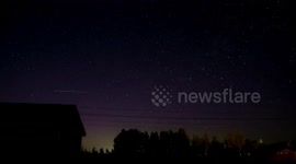 US: Stunning Aurora Timelapse Lights Up Idaho Sky
