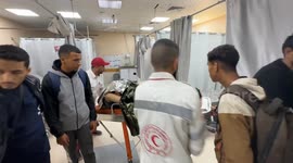 Israeli strike on aid seekers in Rafah kills at least 24 Palestinians; injured taken to Nasser Hospital