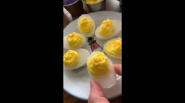These Sugar Angel Deviled Eggs are bound to tempt your taste buds