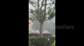 US: Severe thunderstorm batters Myrtle Beach, SC
