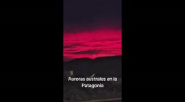 Solar storm sees sky above Argentina turn red
