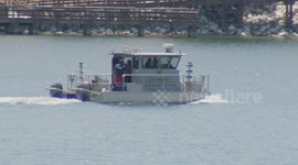 US, Los Angeles: Castaic Search For Lake Paddleboarder6Feared Drowned Continues Part 4