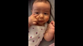 Baby’s first rant: Hilarious mix-up leaves mom in stitches