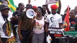 AU day liberation match in Ghana to support Ibrahim Troarre revolutionary leadership