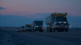 China: China launches world's largest fleet of driverless electric mining trucks