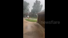 US: Severe hailstorm batters Arlington, TX