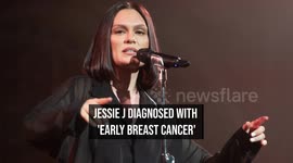Jessie J diagnosed with 'early breast cancer'