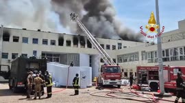 Italy: Massive fire erupts at University of Tuscia in Viterbo, Italy
