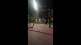 Girl falls from swing in playground mishap in Bogotá, Colombia