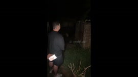 Man's pee launches over fence in Littlehampton, UK