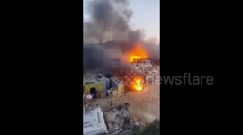 Palestine: A group of Israeli settlers attacked the Palestinian village of Deir Debwan in the east of Ramallah, burning down homes and vehicles