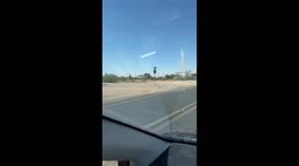 Dust Devil Spotted Rising Up Into The Air
