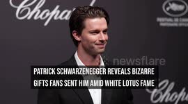 Patrick Schwarzenegger reveals bizarre gifts fans sent him amid White Lotus fame