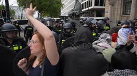Netherlands: Several arrested at pro-Palestine protest in Rotterdam