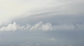 Lightning From Plane Window