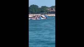 Ferry carrying dozens of tourists sinks in Bali