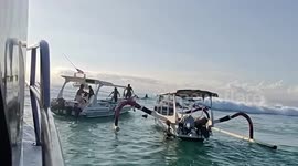 Boat carrying 89 tourists capsizes off the coast of Bali