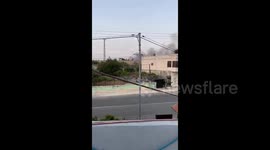 Israeli settlers storm the outskirts of the town of Beitin, northeast of Ramallah in the West Bank