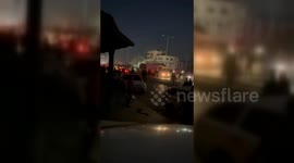 Desperate Gazans Follow Flour Truck Amid Deepening Famine