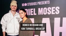 Romeo Beckham and Kim Turnbull break up