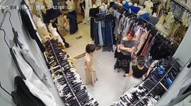 Rat sparks panic when it runs into dress shop