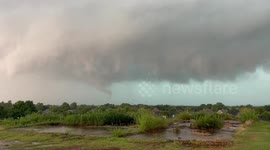 US: Tornado spotted during storm just West of Norman, OK