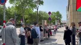 Austria: Anti-Zionist group symbolically renames 'Theodor Herzl' square in Vienna to 'Gaza'