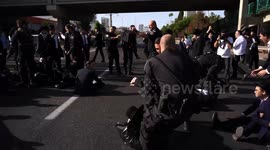 Israel: Ultra-Orthodox Jews block traffic to protest draft military conscription bill