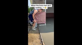 When the boss is not looking the workers do shady stuff.