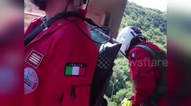 Italy: Firefighters Rescue 21 Year Old Lost In The Mountains Of Cosenza