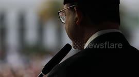 Indonesia: Thousands of Muslim held Eid adha pray at Al azhar mosque field in Jakarta