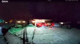 Police Evict Unwanted Garage Guest During Lighthearted Animal Call