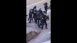 PSG Champions League Final – Motorbike police intervene during Paris unrest (Part 2 )