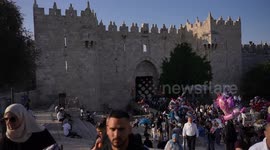 Israel: Palestinians in Jerusalem mark Eid al-Adha